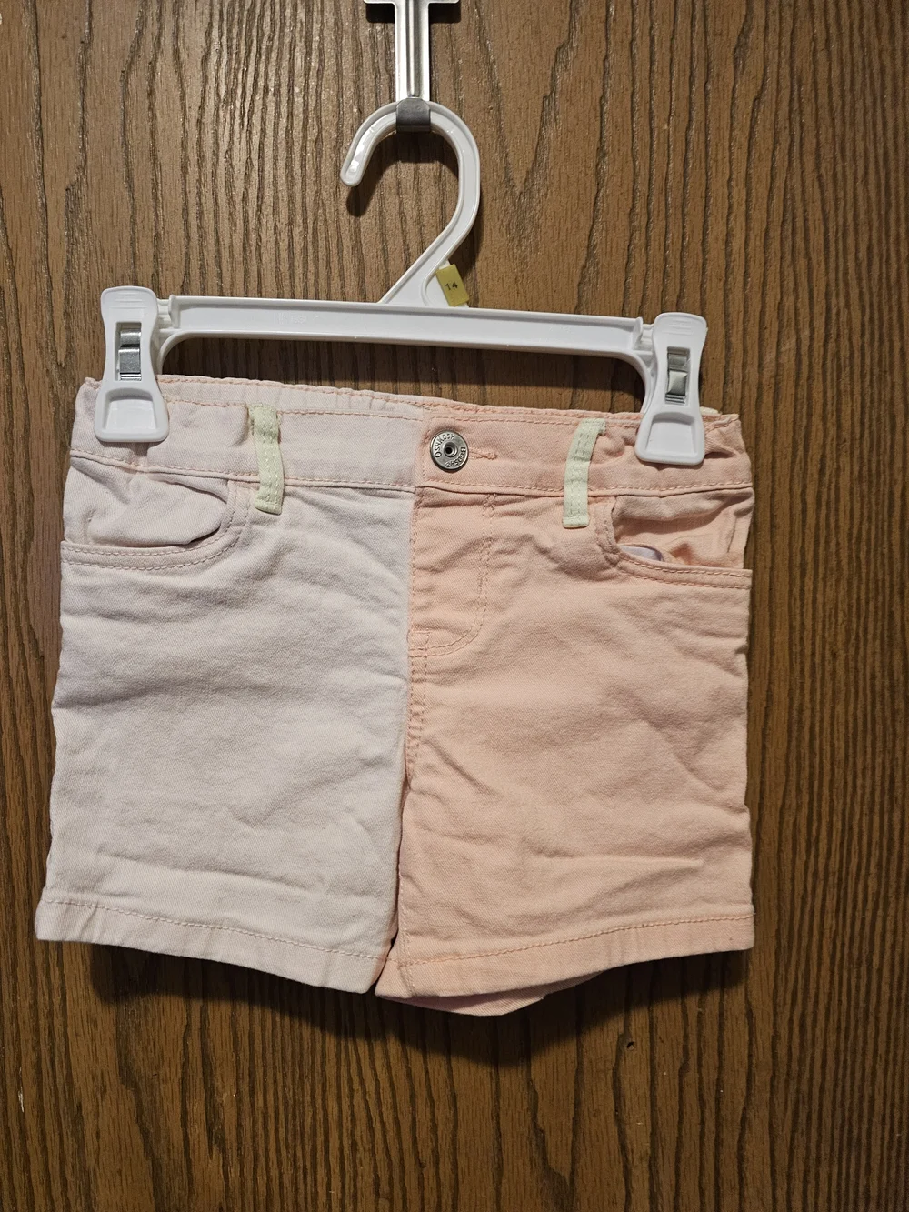 OshKosh B'gosh Two-Tone Light Pink & Peach Girls Skort